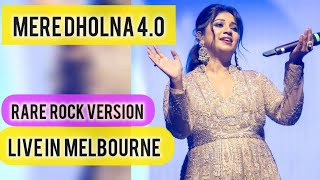 Shreya Ghoshal LIVE in Melbourne Mere Dholna 40 Unheard Rock Version [upl. by Edmea]