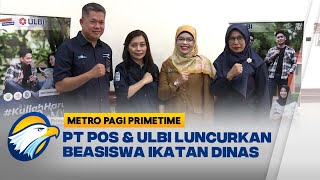 PT Pos amp Ulbi Luncurkan Beasiswa Ikatan Dinas di Kantor Pusat PT Pos Indonesia [upl. by Tingley]