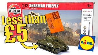 Is this less than £5 Airfix Sherman Tank Kit worth building [upl. by Tish]