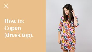 How To Copen Shift Dress  Top Beginners Dressmaking [upl. by Yehsa477]