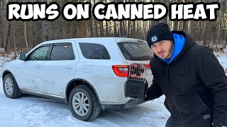 Car Camping in EXTREME COLD with New Heater  Winter Camping in an SUV [upl. by Gracie]