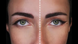 How To Eyeliner For Droopy\Downturned Eyes  MakeupAndArtFreak [upl. by Consalve]