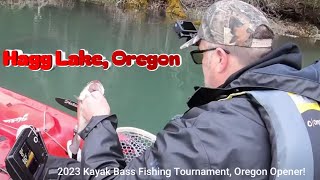 Hagg Lake Oregon Kayak Bass Fishing 2023 Tournament Opener [upl. by Leahcimrej]