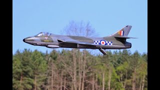 HAWKER HUNTER  RIPMAX  FLYING LEGENDS RC  140 SWIWIN TURBINE  NEIL WJFC  2024 [upl. by Cheria]