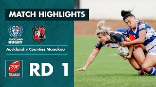 Round 1 Highlights  Auckland v Counties Manukau  FPC 2022 [upl. by Charity560]