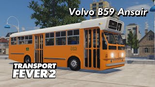 Volvo B59 Ansair  Transport Fever 2 [upl. by Jurgen]