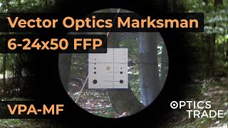 Vector Optics Marksman 624x50 FFP Reticle VPAMF  Optics Trade Reticle Subtensions [upl. by Tur]