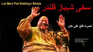 Nusrat Fateh Ali Khan Sufi MusicLal Meri Pat Rakhiyo Bhala Jhuley Lal [upl. by Bills]