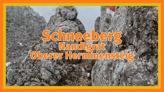 Schneeberg Nandlgrat und Oberer Herminensteig [upl. by Rosetta]