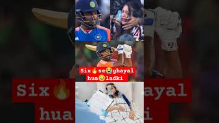 Sanju Samson🏏🫅🦸🔥😭Ka Six Se Ghayal Hua cricket sanjusamson pain top trending shorts viralvideo [upl. by Allene]