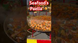 seafoods paella whylingaw foodvlog food newzealand [upl. by Setiram631]