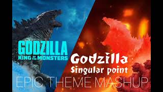 EPIC THEME MASHUP Godzilla King Of The Monsters x Godzilla Singular Point [upl. by Aleuqahs]