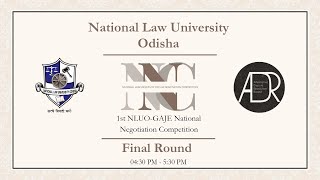 1st NLUOGAJE National Negotiation Competition  Final Round [upl. by Ahael272]