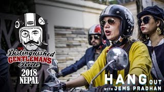 Distinguished Gentlemans Ride 2018 Kathmandu Nepal  ENGLISH Subtitle [upl. by Narcis]