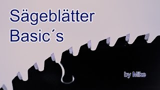 Basiswissen der Sägeblätter für Anfänger [upl. by Idnahk]