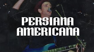 🎸Soda Stereo  Persiana Americana Letra [upl. by Aynahs564]