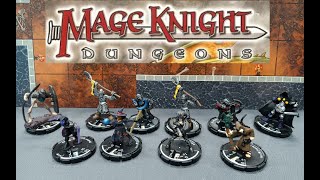 Mage Knight DungeonsSolitaire rules episode 1 [upl. by Myrtia]