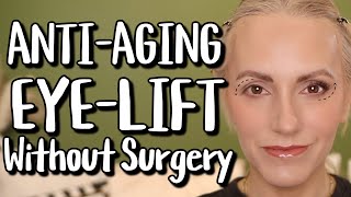 Easy Instant EYE LIFT With Makeup  No Surgery  Over 40 [upl. by Amaris]