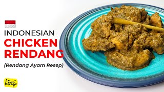 The BEST Indonesian Chicken Rendang Rendang Ayam Resep  Recipe by Yum Lounge English [upl. by Animlehliw708]