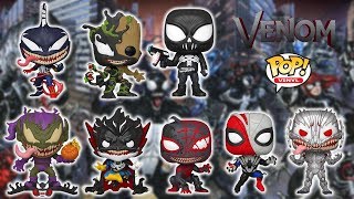 New Marvel Venom Exclusive Funko Pops  10 Inch Baby Groot Venomized  Birds Of Prey  Funko News [upl. by Bonn606]