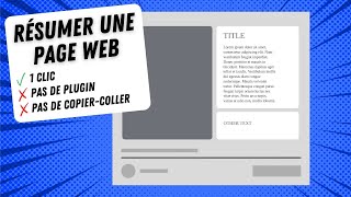 Résumer Une Page Web En Un Clic avec Copilot [upl. by Nwavahs]