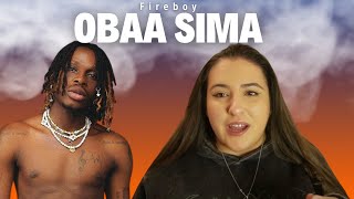 Fireboy DML  Obaa Sima  Just Vibes Reaction [upl. by Minica346]