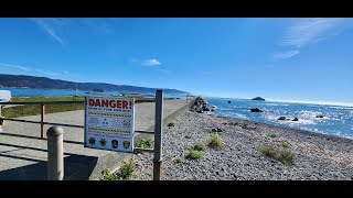 Have you ever wondered what it looks like at the end of the Lighthouse Jetty in Crescent City Ca [upl. by Ztnarf]