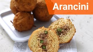 Arancini di spaghetti  kulki z makaronu z mięsnym nadzieniem [upl. by Anial]