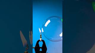 Bubbles vs candle closeup xuongmacro asmr macroobjectsatisfying soundeffect experiment [upl. by Flower336]