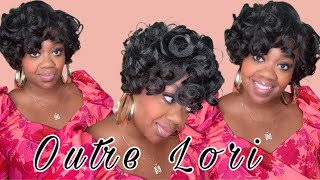 Outre perfect hairline Lori 13x4 lace front wig [upl. by Haas942]