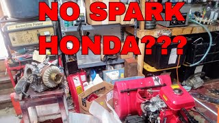 HOW TO Diagnose amp Fix NO SPARK Issue On Honda Snowblower [upl. by Anehsat]