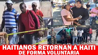 😳😳 NO QUIEREN SER DEPORTADOS  Haitianos Retornan Voluntariamente A Su Pais Haití [upl. by Burlie]