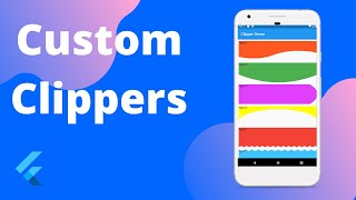 Make Custom Clipper for your Application  Flutter Tutorials [upl. by Enehpets]