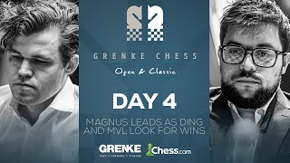 Magnus Leads The Charge As Ding MVL Look For Wins In Qualifiers GRENKE Chess Classic 2024 Rds 78 [upl. by Stephine]