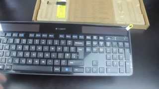 Logitech K750 Wireless Solar Keyboard Overview [upl. by Portia384]