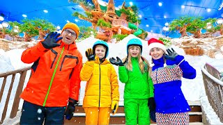 Diana and Romas Snowy Adventures  More Family Trips  Vlog Compilation [upl. by Westerfield]