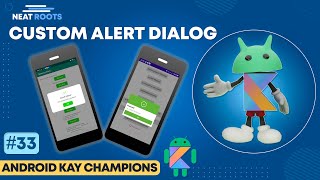 Custom Alert Dialog in Android Studio  Hindi [upl. by Stefan]