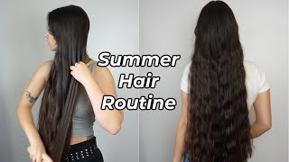 Summer Hair Care Routine ♡ [upl. by Towne129]