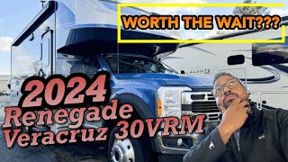 IT HAS FINALLY ARRIVED  2024 Renegade Veracruz 30VRM  SUPER C MOTORHOME AT VEURINKS RV CENTER [upl. by Davidoff]