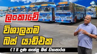 ලංකාවේ විශාලතම බස් යාඩ් එක  The Biggest bus yard  Jagat Withana  Jagath Express [upl. by Anelet]