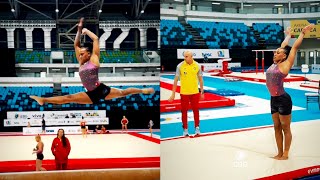 Rebeca Andrade 🇧🇷  Beam Podium Training  Brazilian Trophy 2024 [upl. by Stonwin]