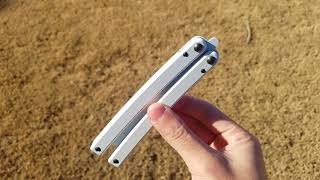 Squiddy Balisong Trainer Flips [upl. by Wolfort]