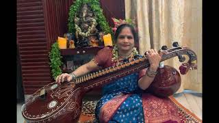 Suklam Baradharam  Veena  Vinayaka Chavithi 2024 [upl. by Larret]