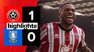 Sheffield United 10 Sheffield Wednesday  EFL Championship highlights [upl. by Annohsed]