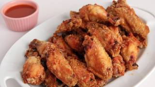 Crispy Homemade Wings Recipe  Laura Vitale  Laura in the Kitchen Episode 277 [upl. by Gold950]