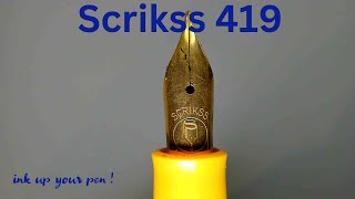 Scrikss 419 English  Spanish subtitles Füllhalter Türkei im Stil der 30er lebenslange Garantie [upl. by Bohman]