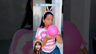 BESARAN BALON ADEK ‼️davidshowshorts shortvideo funny [upl. by Albert]