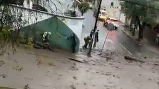 Deadly flood hits Ecuadors capital Quito [upl. by Oniger]