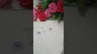 Diy Mirror Earing 🌼😍 flowersearing diyjewellery earrings easy shortvideo [upl. by Bundy]