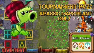 Tournament pvz2 Jurassic Mars Plant OnlyPrimal peashooter onlypvz2pvz2tournament plantvszombie2 [upl. by Acile]